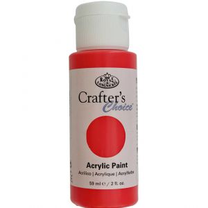 Farba akrylowa R&L Crafter's Choice 59ml, Różowa/Fluorescent Light Pink